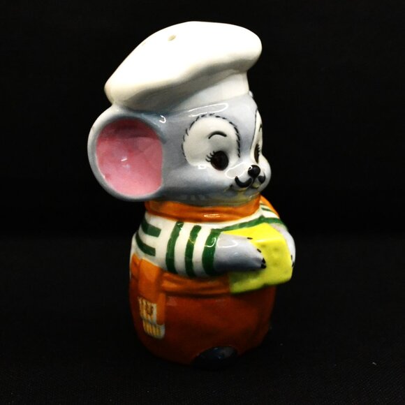 Vintage Alabaster Molds Hobbyist Grated Cheese Shaker Whimsical Mouse Design MCM - Picture 2 of 7